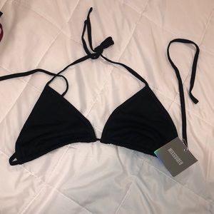 Black Misguided bikini top